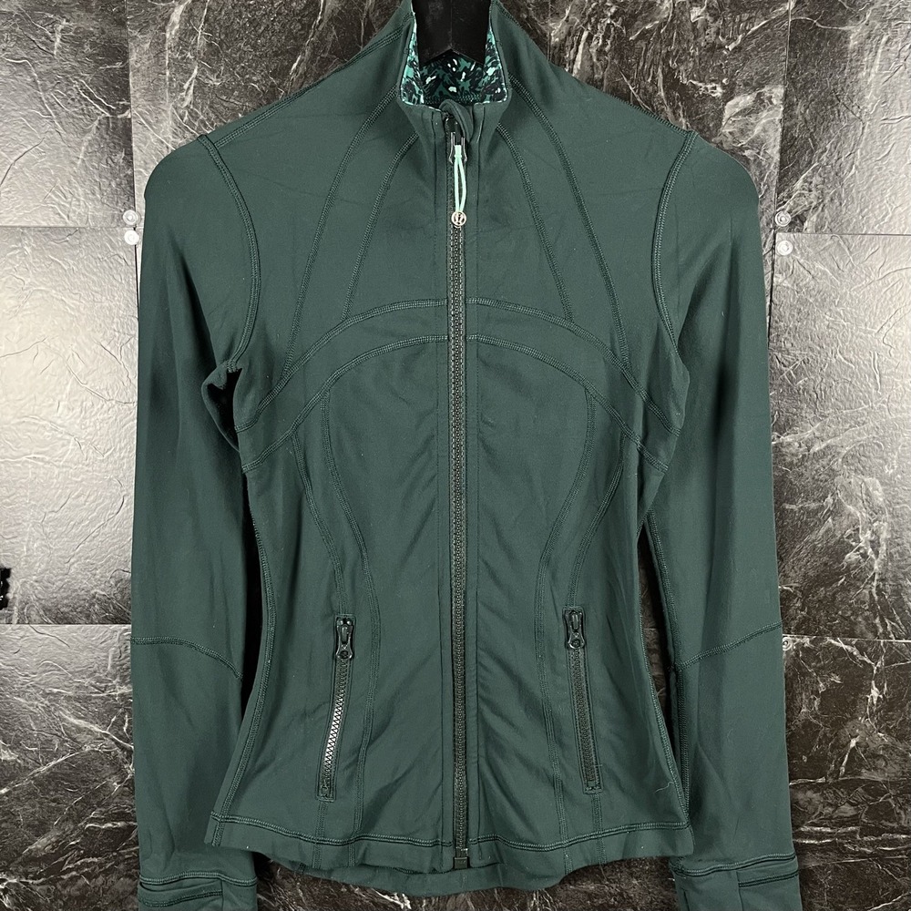 Lululemon Women's Green Running Define Jacket Size 2